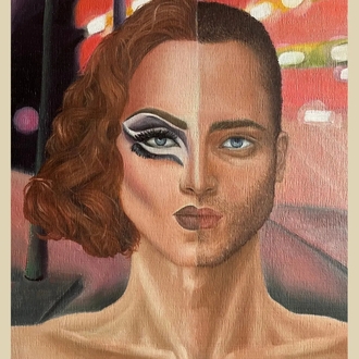 Trans Bir Kadının Kalp Anatomisi (50x70 cm)