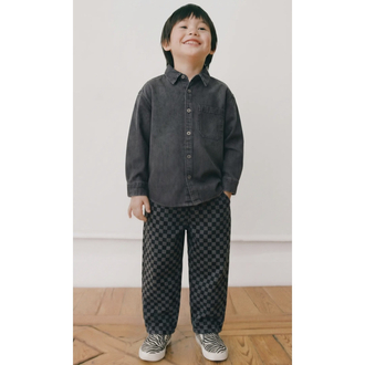 Laciel Paris Siyah Damalı Baloon Jean