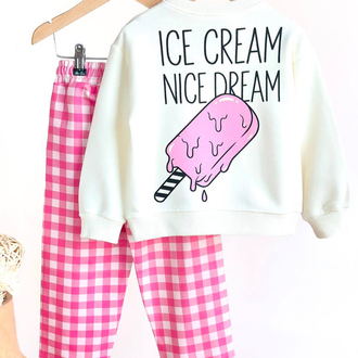Kız Çocuk Sweat Pantolon Takım