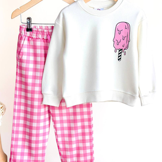 Kız Çocuk Sweat Pantolon Takım