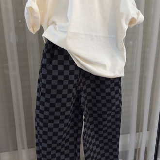 Laciel Paris Siyah Damalı Baloon Jean
