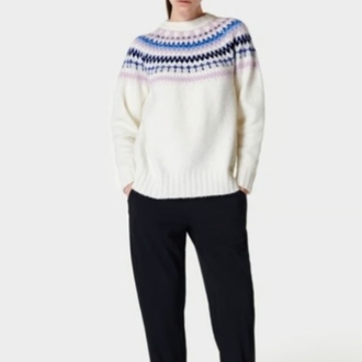Sweaty Betty EKRU YÜN KAZAK ( ORİJİNAL)