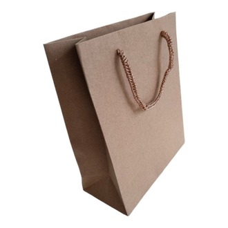 İP SAPLI KRAFT TORBA 14x17 CM HEDİYELİK ÇANTA 25 Lİ PAKET