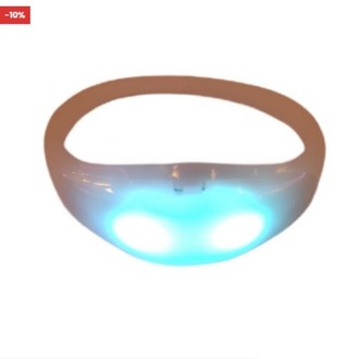 Müziğe Duyarlı Ledli Bileklik (pilli)