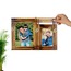 2'li 10x15 ve 15x21 Bambu Duvar Fotoğraf Çerçevesi