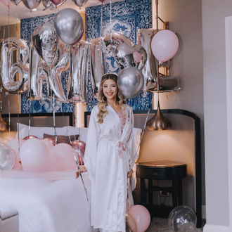Blush Malibu & Kimono Set | 120 cm