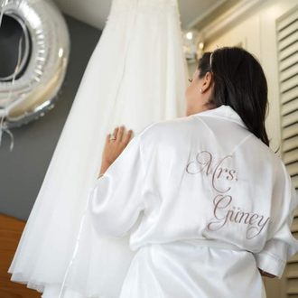 Düz Bride Sabahlık 
