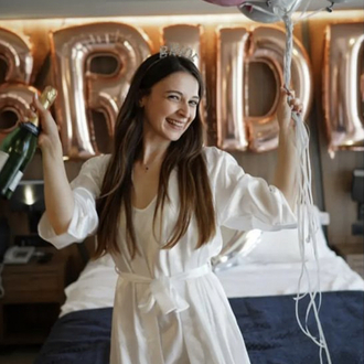 Düz Bride Sabahlık 