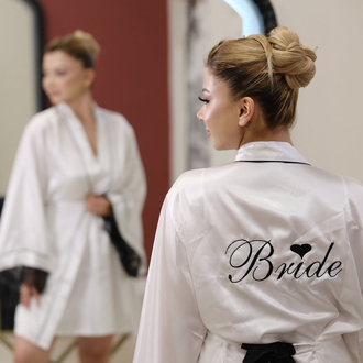 Kimono Kol Siyah Biyeli Sabahlık | Siyah Dantelli