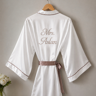 Kimono Kol Biyeli Sabahlık | 90 cm
