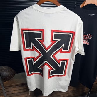 Off WhitexAc Milan Tshirt