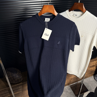 B. Club Waffle Örgü Triko Tshirt
