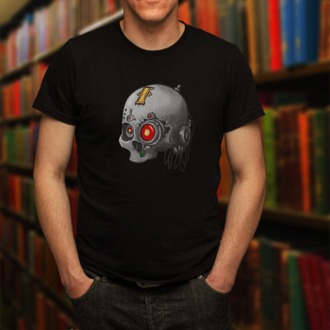 Heretik Podcast Tişört - Motor Skull