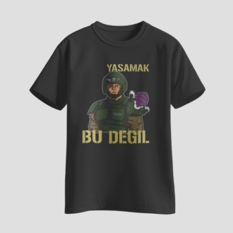 Heretik Podcast Tişört - Yaşamak Bu Değil
