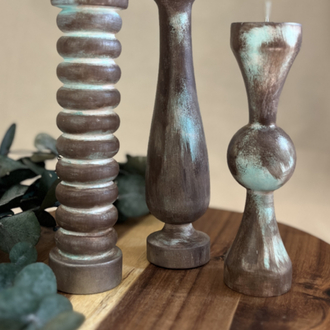 Trio Eskitme Şamdan
