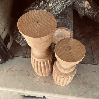 Naturel 2’li Şamdan