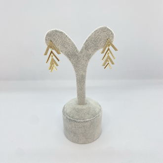 Balık Kılçıklı Küpe