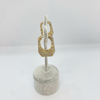 Köprülü Zirkon Taşlı Küpe