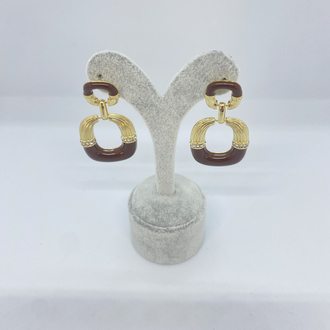 Vip Takı Mineli Küpe