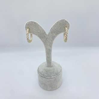 Xuping Zirkon Taşlı İçi ve Dışı Küpe