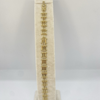 Kaburga Ortası Zirkon Taşlı Bileklik