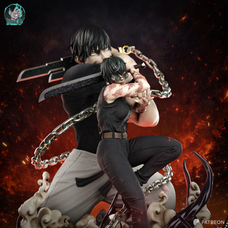 Maki and Toji Diorama Figür