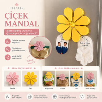 Çiçek Paket Mandalı