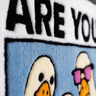 ARE YOU POOPING EL YAPIMI TUFTİNG TABLO - ÇERÇEVELİ