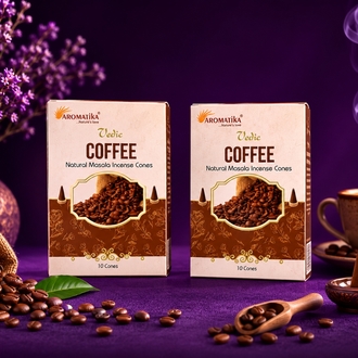 ☕ İleri Akış Konik Tütsü Seti – Coffee
