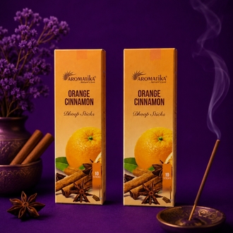 Orange Cinnamon Dhoop Tütsü Seti