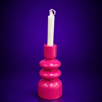 Pembe El Yapımı Şamdan