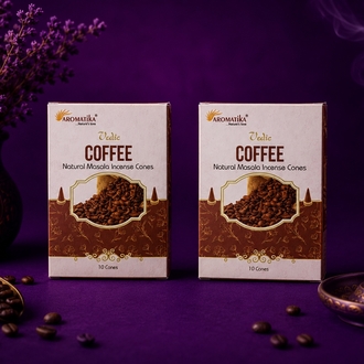 ☕ İleri Akış Konik Tütsü Seti – Coffee
