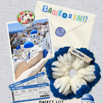 Santorini Scrunchie