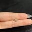 Beş Yaprak Gold Çelik Piercing