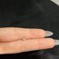 Pembe Taş Çiçek Çelik Piercing 