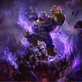 Thanos v Lady Death - Marvel