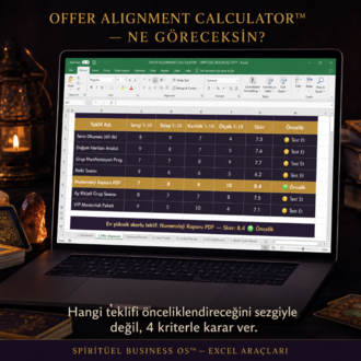 Spiritüel Business OS™ — Ruhsal Misyonundan Sürdürülebilir Bir İşe