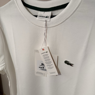 Beyaz Lacoste T Shirt