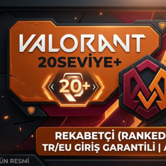 Valorant 20 Seviye+Random Hesap