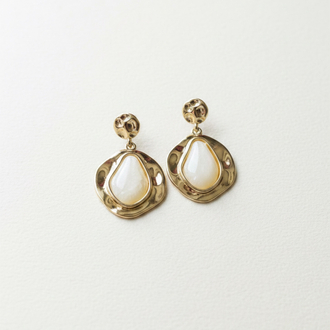Hiléra Golden Drop Küpe