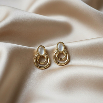Hiléra Luna Ring Küpe
