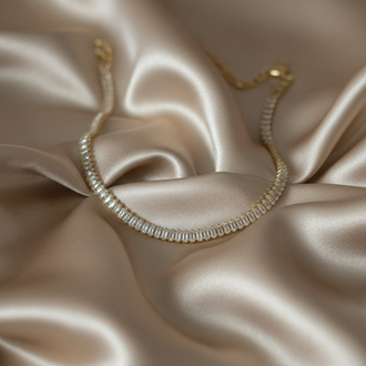 Hiléra Tennis Zircon Choker Necklace ✨