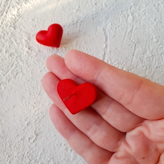 Bubble Hearts Red