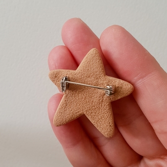 Sprinkled Star Kurabiye Broş