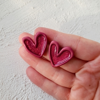 Jelly Hearts Metallic Pink