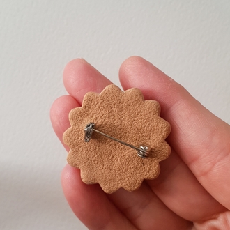 Linzer Kurabiye Broş