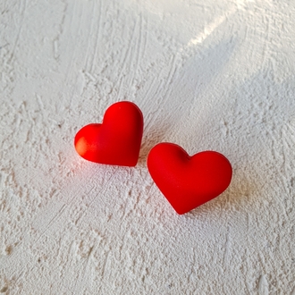 Bubble Hearts Red