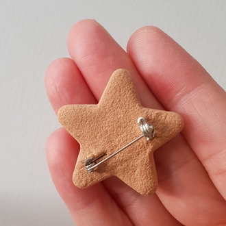 Linzer Star Kurabiye Broş