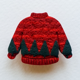 Ugly Sweater Broş #2