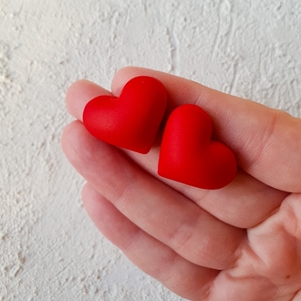 Bubble Hearts Red